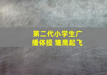 第二代小学生广播体操 雏鹰起飞